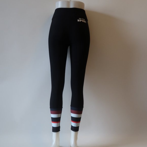 THE UPSIDE SPORT BLACK WHITE RED LEGGINGS 4 * - Picture 14 of 14